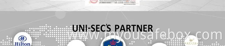 Uni-Sec Electronic Pistol Safe Rifle Fingerprint Gun Safe Biometric Handgun Safe for Weapon Factory in China (USPS-8130F)